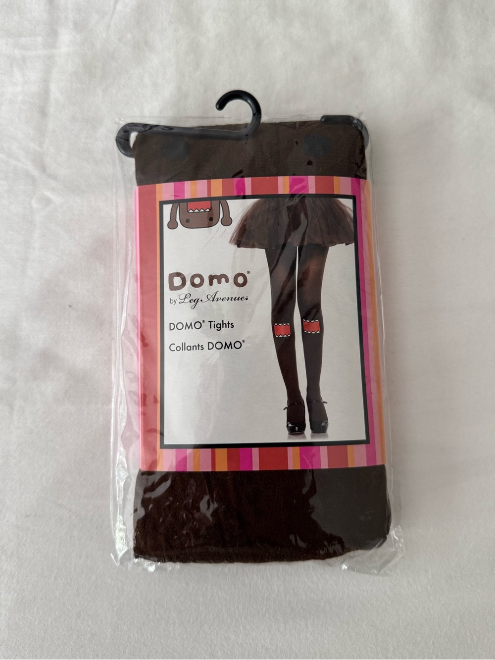 y2k Domo Kun by Leg Avenue Brown Graphic Tights / Stockings